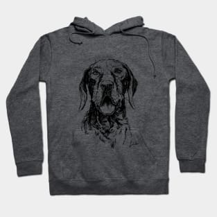 Vizsla head Hoodie